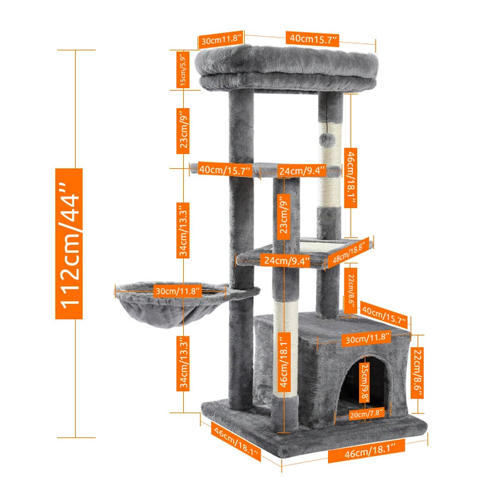 Multi Level Cat Tree Sisal Scratching Posts