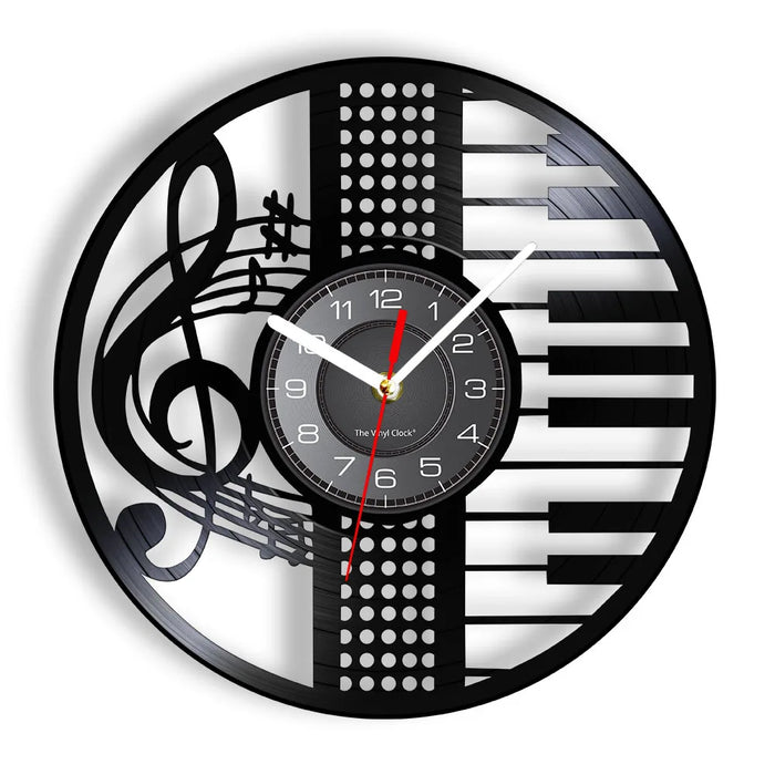 Musical Instrument Vinyl Wall Clock