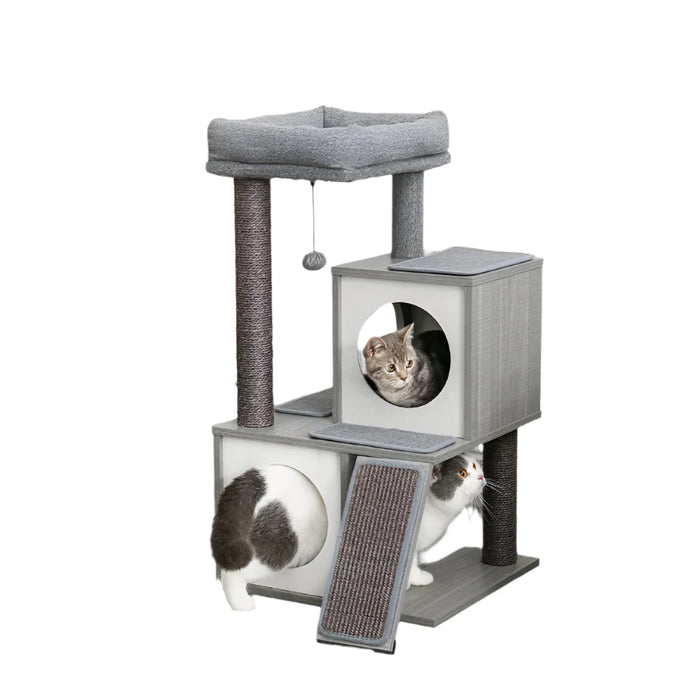 Multi Level Cat Tree Perches Scratching Post