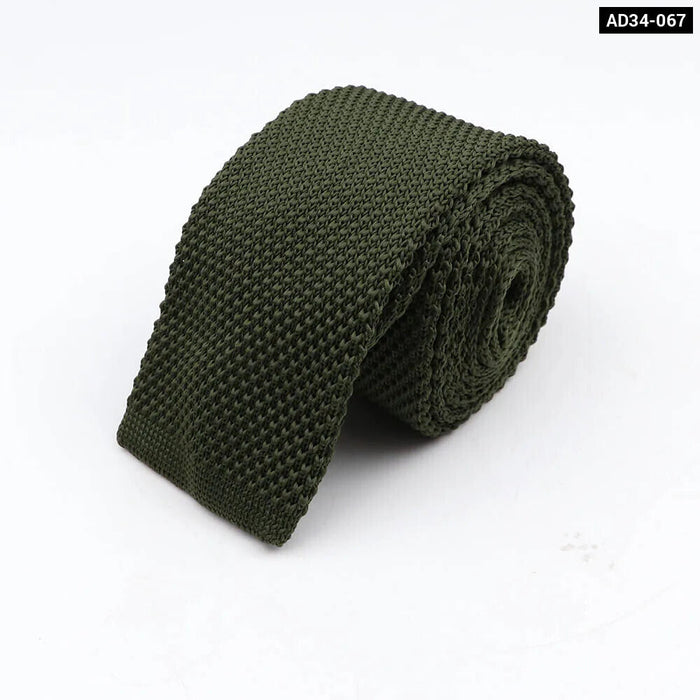 Colourful Knit Tie For Men Weddings Business And Parties