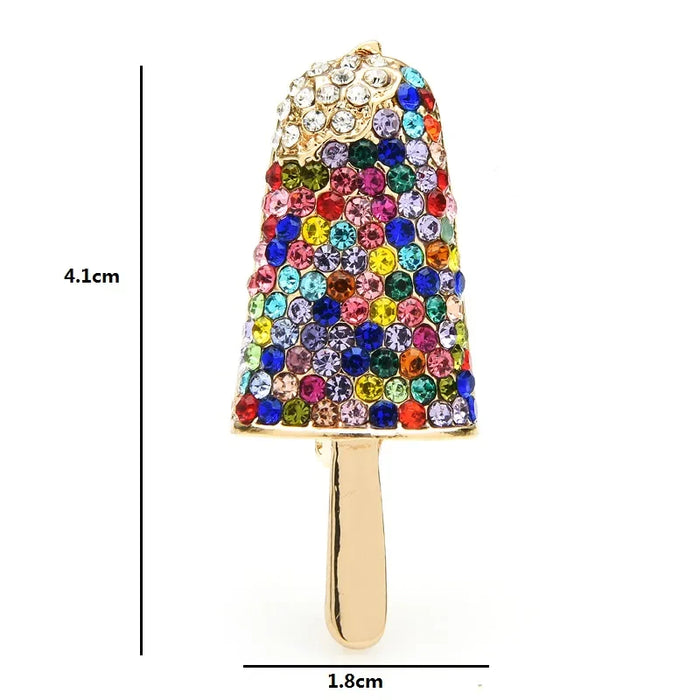 Popsicle Ice Sucker Brooch 3 Colours Party Casual