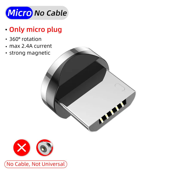 Fast Charging Magnetic Usb Cable For Iphone Xiaomi