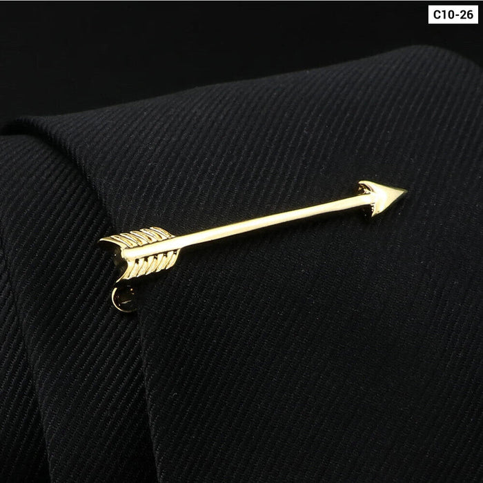 Classy Mens Tie Clip Metal Shark Scissors Anchor Wedding Jewelry