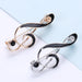 Musical Note Brooch Simple Enamel Pin