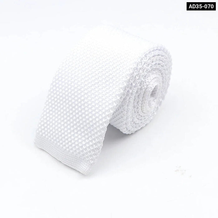 Colourful Knit Tie For Men Weddings Business And Parties