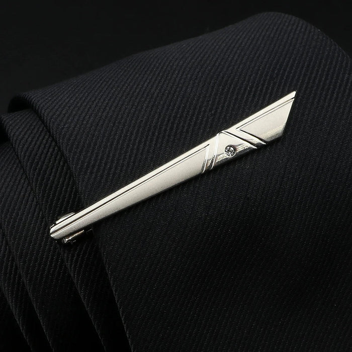 Stainless Steel Tie Clip Sleek And Accessory For Mens Dress Shirts