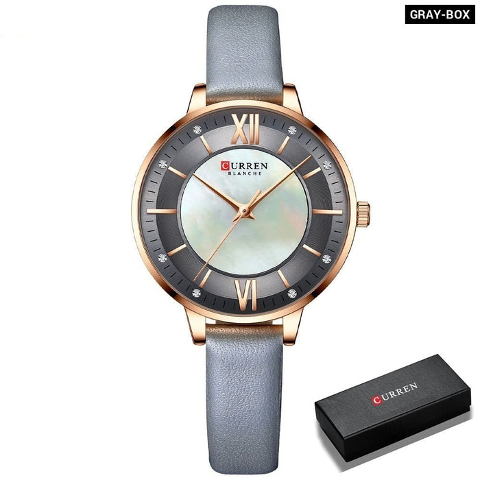 Watch for Women Luxury Casual Clock Leather Quartz Brandes Ladies Wristwatches Fashion