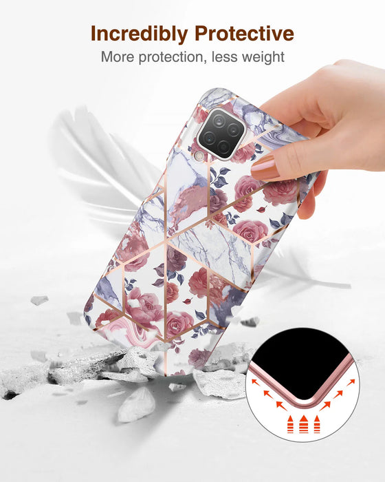 Marble Shockproof Cover For Samsung Galaxy S21 Fe