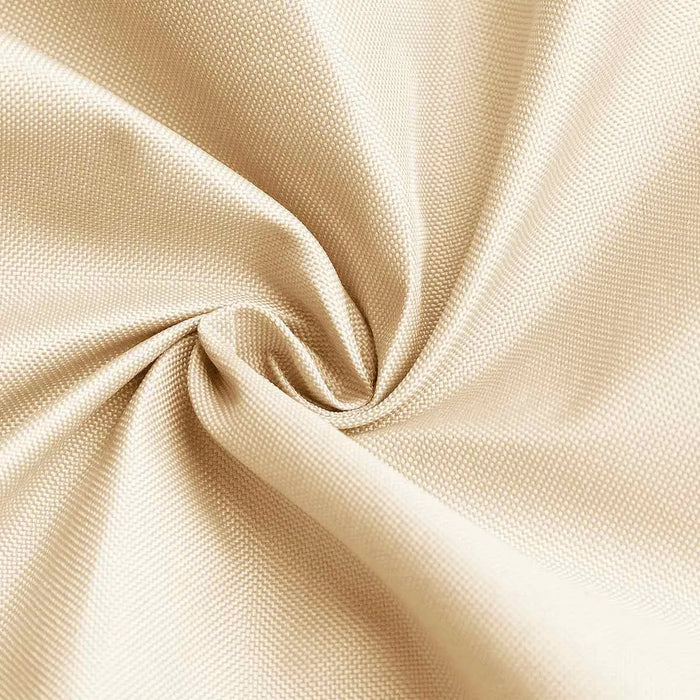 Beige 300D Waterproof Polyester Square Rectangle Shade Sail Garden Terrace Canopy Swimming Sun Shade