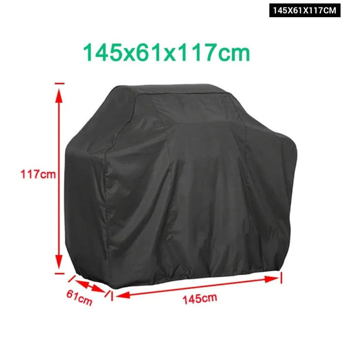 190T/210D BBQ Cover Anti-Dust Waterproof Heavy Duty Charbroil Grill Cover Rain Protective Barbecue Cover