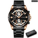 Gold Watches Men’s Quartz Wristwatch Fashion Sport