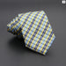 Classic Plaid Neck Tie Jacquard Woven Polyester Wedding