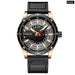 Casual Fashion Leather Chic Luminous Hands Quartz Men’s