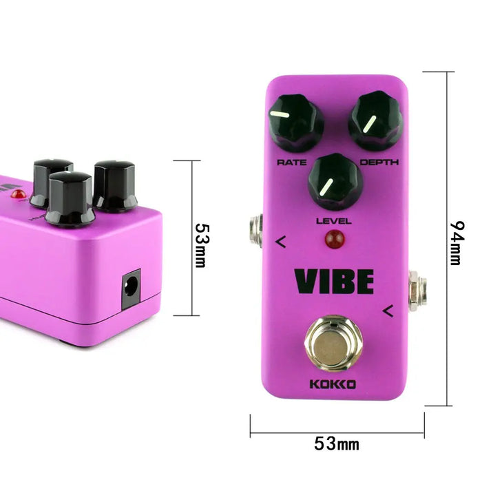 FUV2 VIBE Mini Electric Guitar Effect Pedal Analog Rotary Speaker Guitar