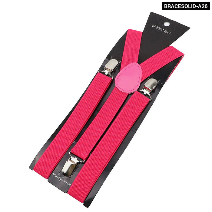 Adjustable Unisex Suspenders For Weddings