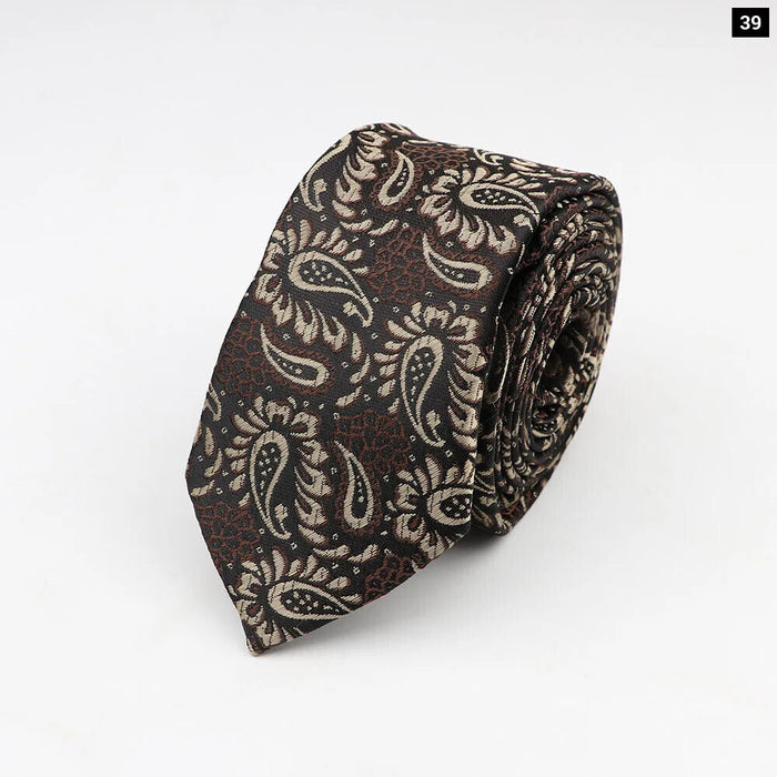 Paisley Floral Tie For Men For Daily Wear And Weddings