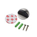 Zinc Alloy Hidden Magnetic Non-punch Door Stopper