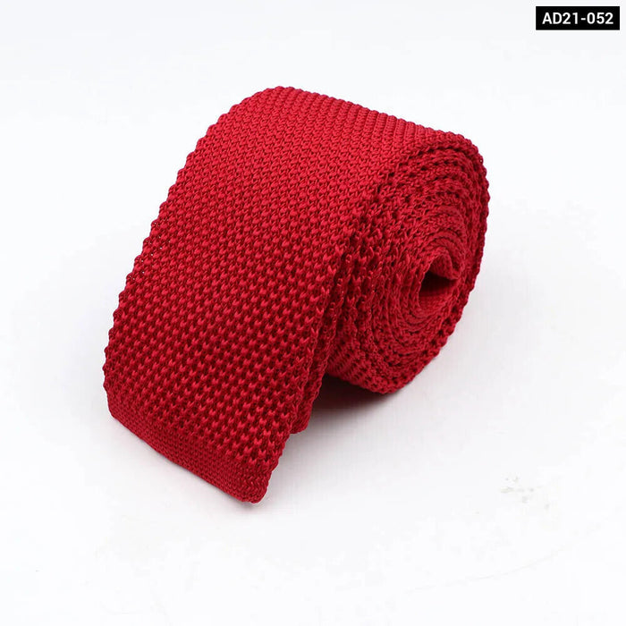 Colourful Knit Tie For Men Weddings Business And Parties