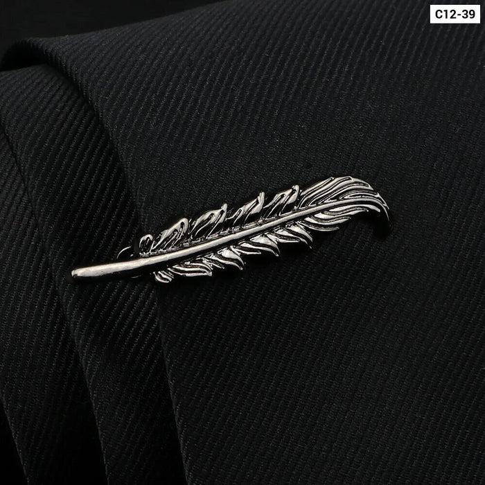 Classy Mens Tie Clip Metal Shark Scissors Anchor Wedding Jewelry