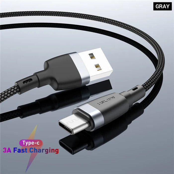 3A Fast Charging Usb C Cable For Samsung Xiaomi