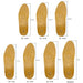 Leather Ortic Insoles For Flat Feet Correction