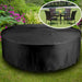 Oxford Cloth Waterproof Round Table Dust Cover Outdoor