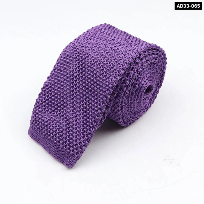 Colourful Knit Tie For Men Weddings Business And Parties