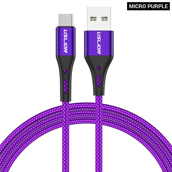 3M Fast Charging Micro Usb Cable For Samsung Xiaomi Redmi Data Charger