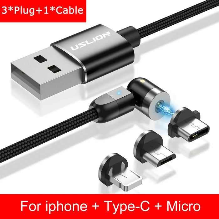 Fast Charging Magnetic Cable For Iphone Xiaomi