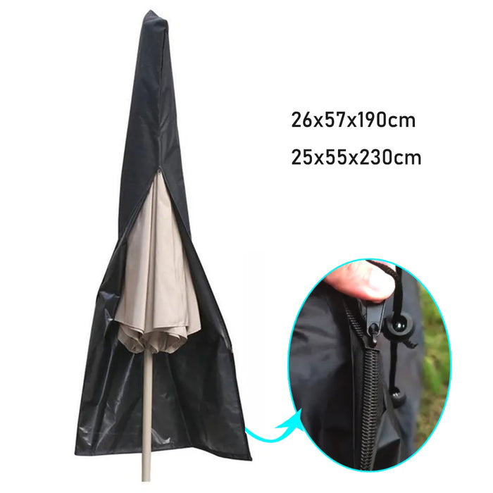 Waterproof UV Protection Umbrella Cover Umbrella Patio Garden Restaurant Shield Cantilever Parasol Rain Cover