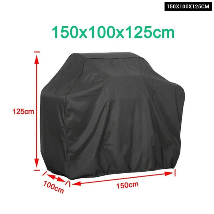 190T/210D BBQ Cover Anti-Dust Waterproof Heavy Duty Charbroil Grill Cover Rain Protective Barbecue Cover