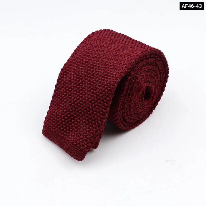 Colourful Knit Tie For Men Weddings Business And Parties