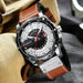 Casual Fashion Leather Chic Luminous Hands Quartz Men’s