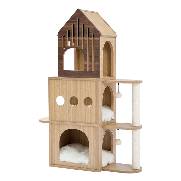 Quick Ship Cat Tree Plush Condo Scratching Posts