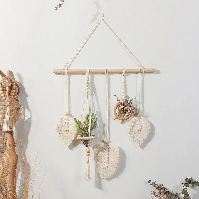 Boho Macrame Wall Hanging For Home Decor And Weddings