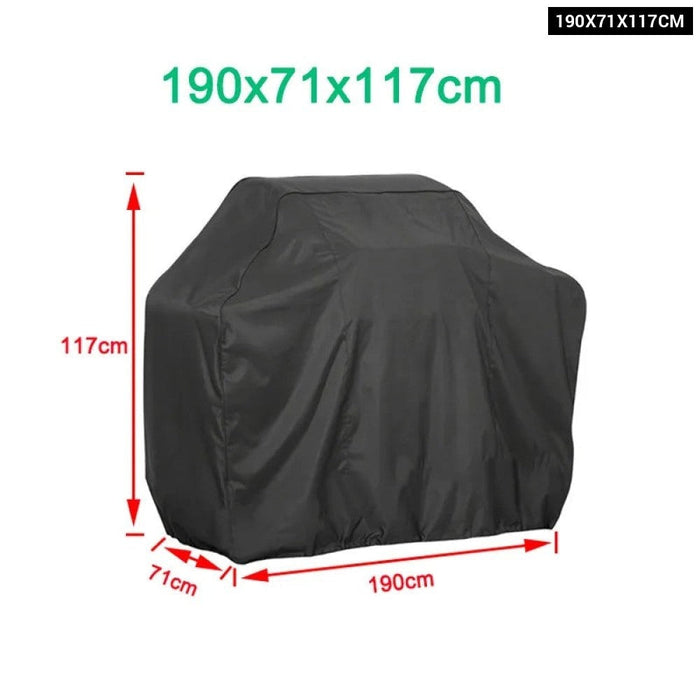 190T/210D BBQ Cover Anti-Dust Waterproof Heavy Duty Charbroil Grill Cover Rain Protective Barbecue Cover