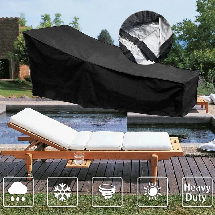 6 Size Black Outdoor Waterproof Cover Garden Furniture Rain