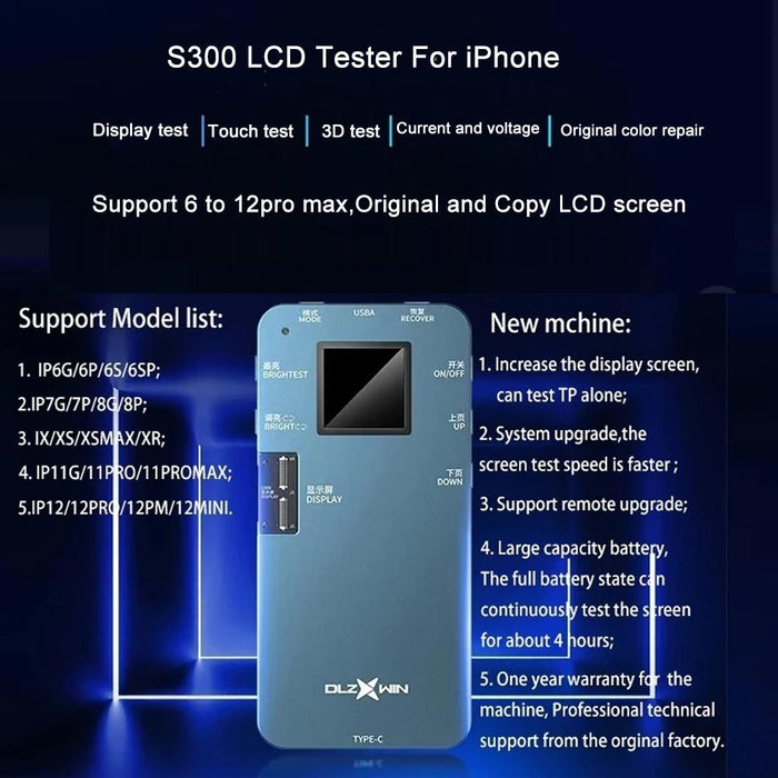 Dl S300 Lcd Screen Tester Tool 3d Touch Test For Iphone 12