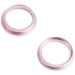 2 Pcs Rear Camera Glass Lens Metal Outside Protector Hoop