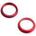 2 Pcs Rear Camera Glass Lens Metal Outside Protector Hoop