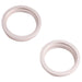 2 Pcs Rear Camera Glass Lens Metal Outside Protector Hoop