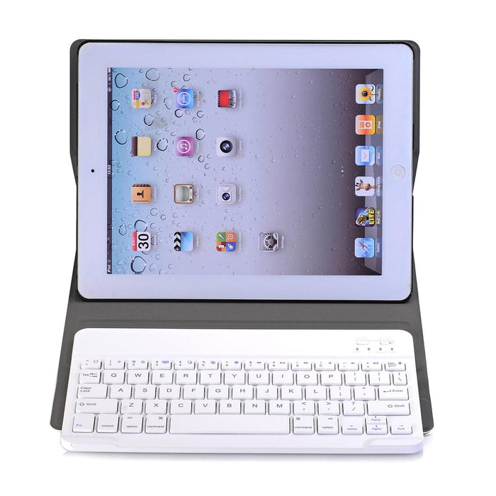 A02 For Ipad 4 / 3 / 2 Universal Ultra-Thin Abs Horizontal Flip Tablet Case & Bluetooth Keyboard