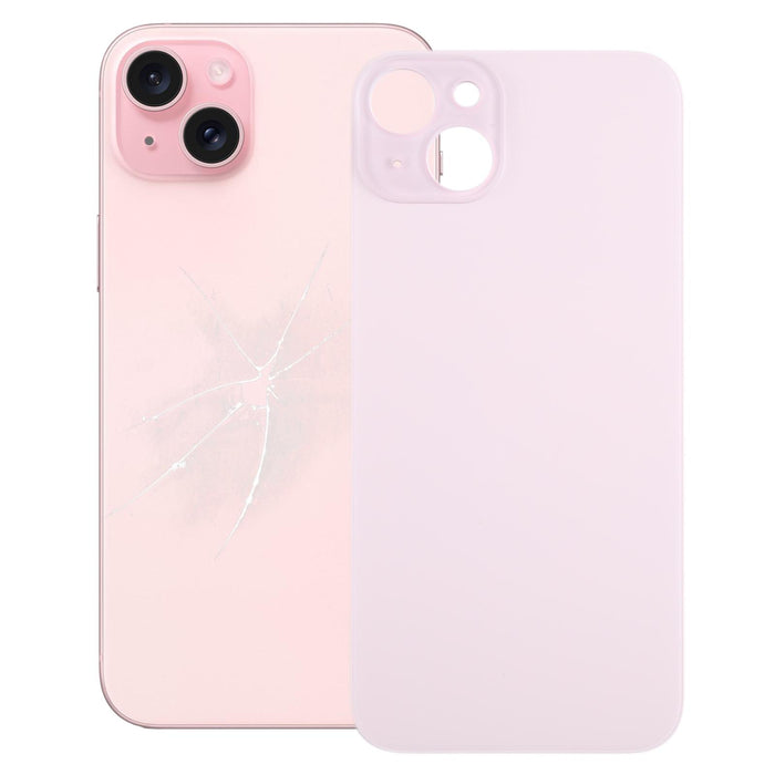 Replacement Glass Back Battery Cover For Iphone 15 Plus