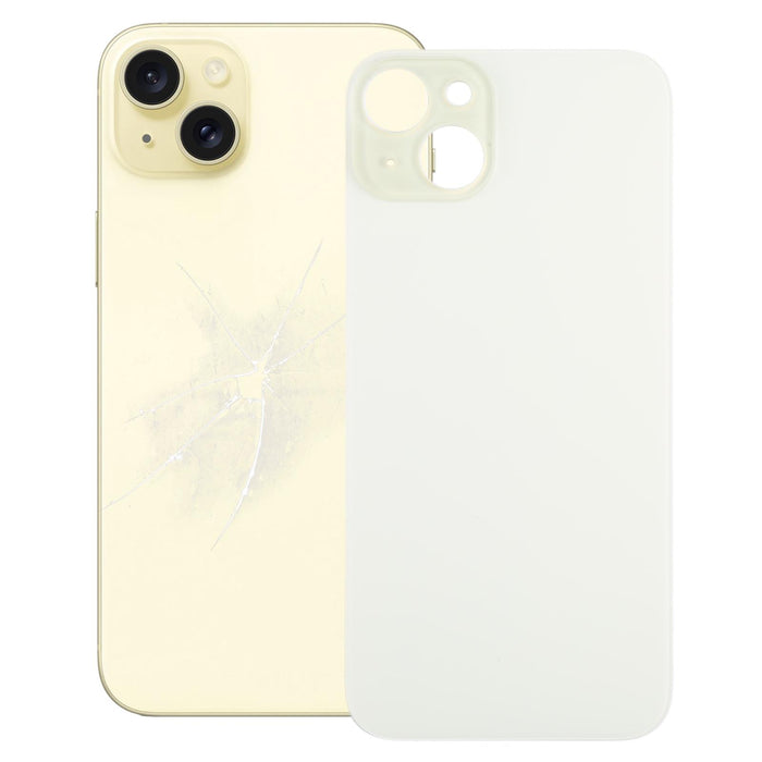 Replacement Glass Back Battery Cover For Iphone 15 Plus