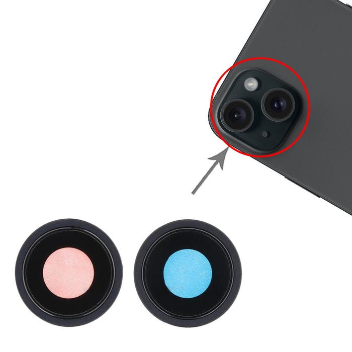 1 Set Camera Lens Cover Iphone 15 / Plus.