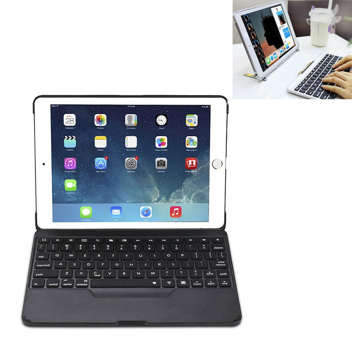 F611 Detachable Colorful Backlight Aluminum Backplane Wireless Bluetooth Keyboard Tablet Case For Ipad Air 2 / 9.7 2018 / 9.7 Inch 2017 / Air / Pro 9.7 Inch