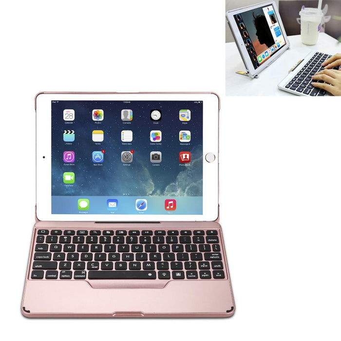 F611 Detachable Colorful Backlight Aluminum Backplane Wireless Bluetooth Keyboard Tablet Case For Ipad Air 2 / 9.7 2018 / 9.7 Inch 2017 / Air / Pro 9.7 Inch