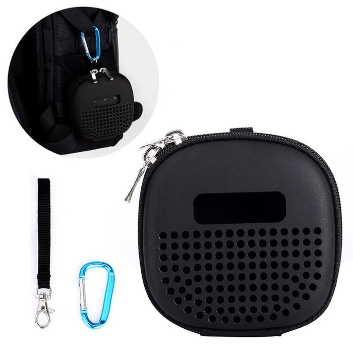 Eva Portable Shockproof Bag For Bose Soundlink Micro Bluetooth Speaker With Rope & Metal Buckle Black