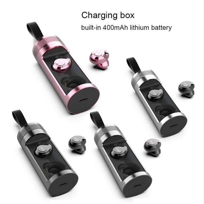 Sardine F8 Tws Bluetooth V5.0 Wireless Stereo Earphones With Charging Box