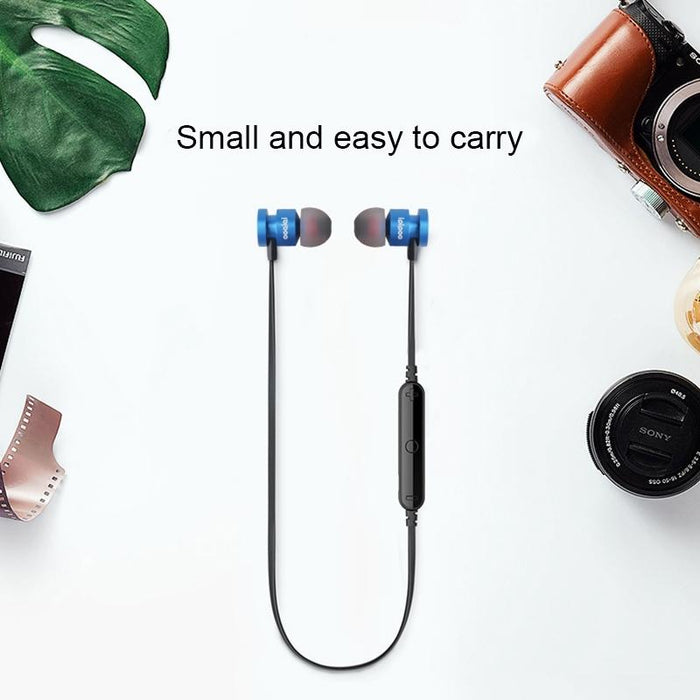 Ipipoo Il93Bl Magnetic Ear Shell Bluetooth Headset Black